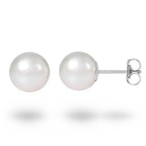 AKOYA PEARL STUD EARRINGS IN WHITE GOLD - EARRINGS