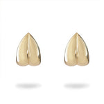 PRIMROSE PETAL SMALL HOOPS IN YELLOW GOLD - EARRINGS