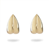 PRIMROSE PETAL LARGE HOOPS IN YELLOW GOLD - EARRINGS