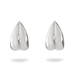 PRIMROSE PETAL LARGE HOOPS IN STERLING SILVER - EARRINGS