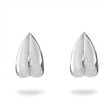 PRIMROSE PETAL LARGE HOOPS IN STERLING SILVER - EARRINGS