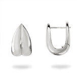 PRIMROSE PETAL LARGE HOOPS IN STERLING SILVER - EARRINGS
