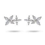 LILAC EARRING WITH MARQUISE DIAMONDS IN WHITE GOLD - NECKLACES