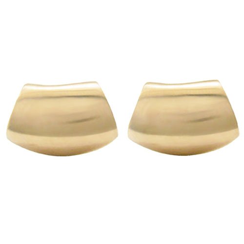 VERVE EARRINGS IN POLISHED 14 KARAT YELLOW GOLD - EARRINGS