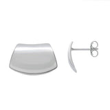 VERVE EARRINGS IN POLISHED STERLING SILVER - EARRINGS