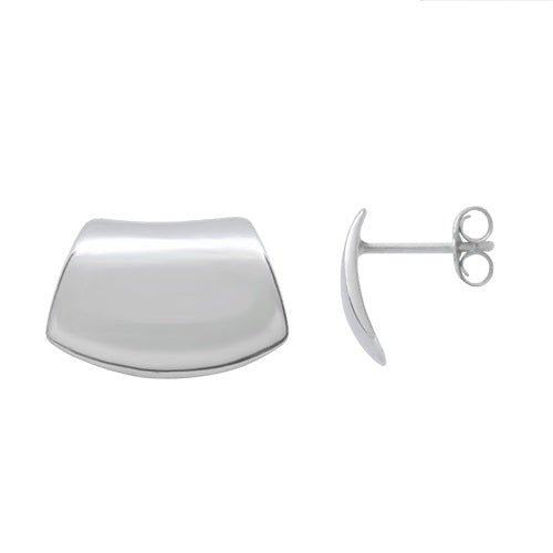 VERVE EARRINGS IN POLISHED STERLING SILVER - EARRINGS