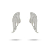 MATTE PEGASUS EARRINGS SMALL IN STERLING SILVER - EARRINGS
