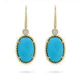 TURQUOISE TESSA DROP EARRINGS -