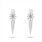 CUSTOM WARRIOR EARRINGS WITH DIAMONDS -