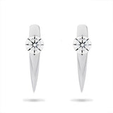 CUSTOM WARRIOR EARRINGS WITH DIAMONDS -