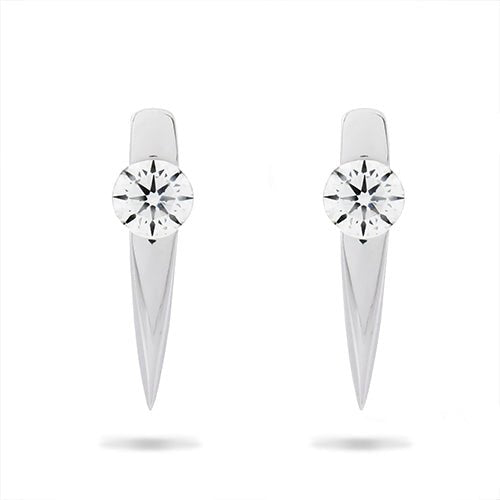 CUSTOM WARRIOR EARRINGS WITH DIAMONDS -