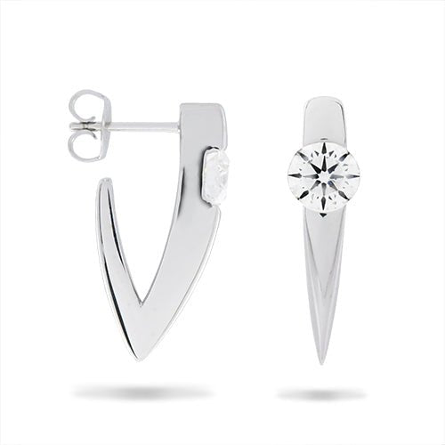 CUSTOM WARRIOR EARRINGS WITH DIAMONDS -