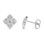 CUSTOM LOTUS STUD EARRINGS -
