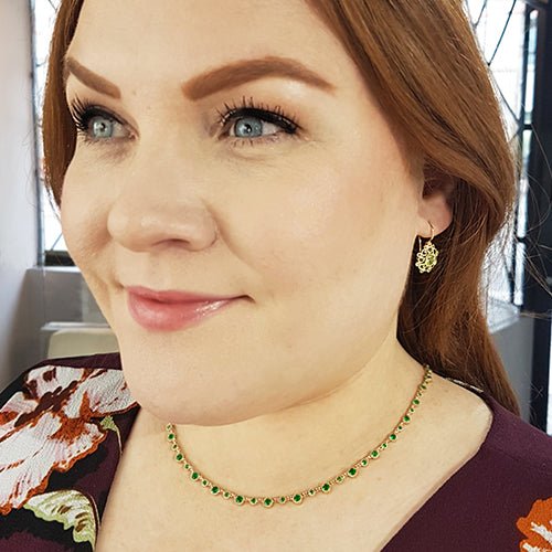 MARIGOLD PERIDOT, GREEN TOURMALINE & YELLOW SAPPHIRE EARRINGS - EARRINGS