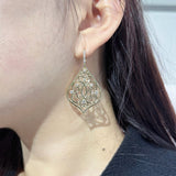 AMELIE DIAMOND DROP EARRINGS IN YELLOW GOLD - EARRINGS