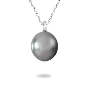 TAHITIAN PEARL PENDANT IN WHITE GOLD - NECKLACES