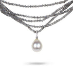 5 STRANDS LABRADORITE NECKLACE - NECKLACES