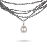 5 STRANDS LABRADORITE NECKLACE - NECKLACES