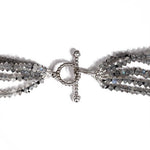 5 STRANDS LABRADORITE NECKLACE - NECKLACES