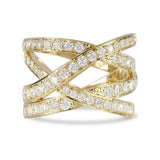 DIAMOND NEST RING HALF ETERNITY - ALL RINGS