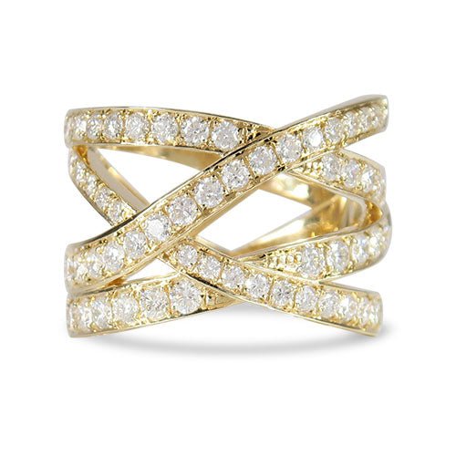 DIAMOND NEST RING HALF ETERNITY - ALL RINGS