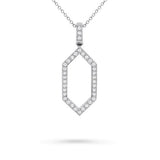 GRAPHITE DIAMOND PENDANT IN 14 KARAT GOLD - NECKLACES