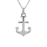 ANCHOR PENDANT IN STERLING SILVER