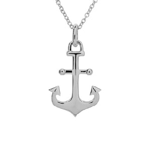 ANCHOR PENDANT IN STERLING SILVER