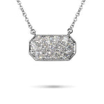 ELLA DIAMOND PENDANT IN WHITE GOLD - NECKLACES