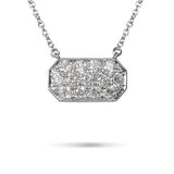 ELLA DIAMOND PENDANT IN WHITE GOLD - NECKLACES