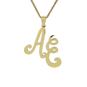 GOLD INITIAL NECKLACE -