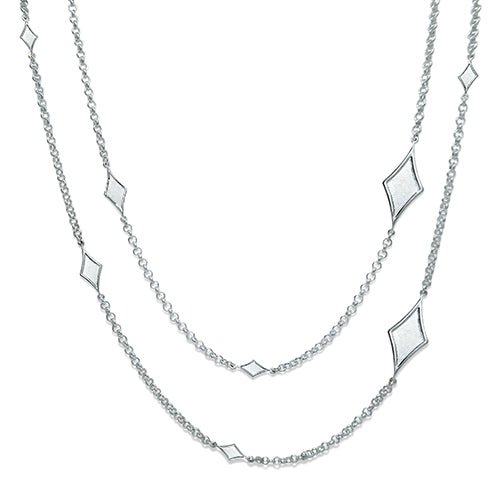 HARLEQUIN OPERA NECKLACE IN STERLING SILVER - NECKLACES