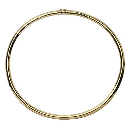 OMEGA NECKLACE IN YELLOW GOLD -