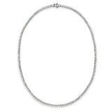 DIAMOND 12.51 CARAT RIVIERA NECKLACE IN WHITE GOLD - NECKLACES