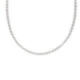 ROLO LINK CHAIN NECKLACE IN STERLING SILVER - NECKLACES