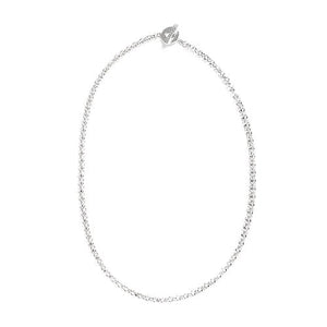 ROLO LINK CHAIN NECKLACE IN STERLING SILVER - NECKLACES
