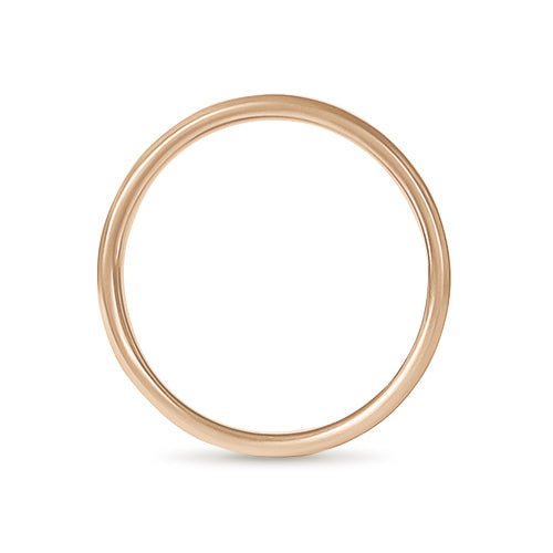 DELICATE ROUND RING IN HIGH POLISH ROSE GOLD – Penwarden Fine