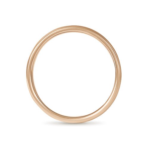 DELICATE ROUND RING IN HIGH POLISH ROSE GOLD - ALL RINGS