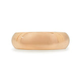 ROUNDED TOP WEDDING RING WITH COMFORT FIT INTERIOR - ALL RINGS