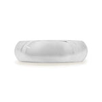 ROUNDED TOP WEDDING RING WITH COMFORT FIT INTERIOR - ALL RINGS