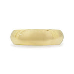 ROUNDED TOP WEDDING RING WITH COMFORT FIT INTERIOR - ALL RINGS