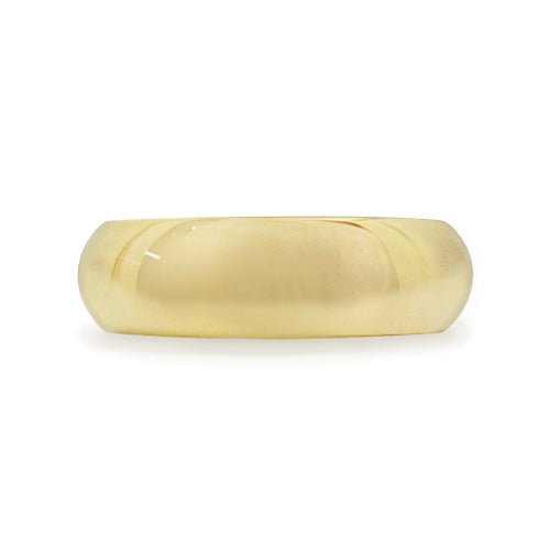 ROUNDED TOP WEDDING RING WITH COMFORT FIT INTERIOR - ALL RINGS