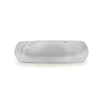 ROUNDED TOP WEDDING RING WITH COMFORT FIT INTERIOR - ALL RINGS
