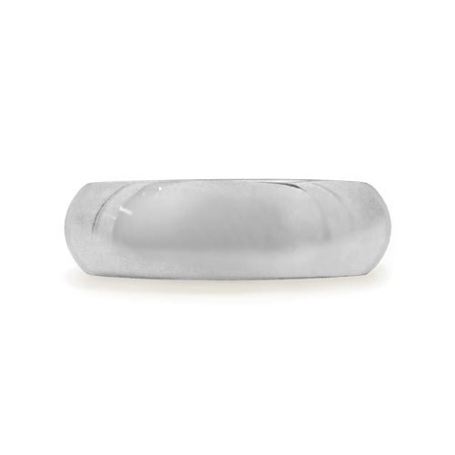 ROUNDED TOP WEDDING RING WITH COMFORT FIT INTERIOR - ALL RINGS