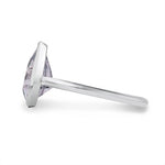 PASTEL LAVENDER SPINEL RING IN PLATINUM - ALL RINGS
