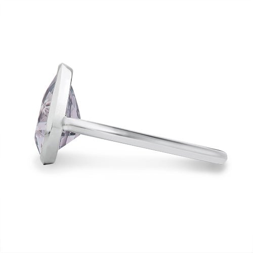 PASTEL LAVENDER SPINEL RING IN PLATINUM - ALL RINGS