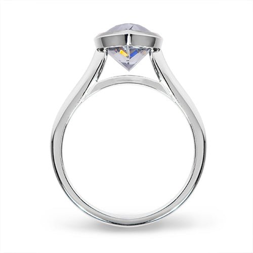 PASTEL LAVENDER SPINEL RING IN PLATINUM - ALL RINGS