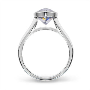 PASTEL LAVENDER SPINEL RING IN PLATINUM - ALL RINGS