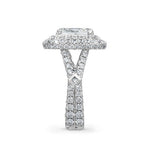 4 CARAT CUSHION CUT DIAMOND ENGAGEMENT RING - ALL ENGAGEMENT RINGS