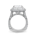 4 CARAT CUSHION CUT DIAMOND ENGAGEMENT RING - ALL ENGAGEMENT RINGS